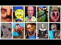 Neighbor Caught Scene Battle part 14 - Hello Neighbor+Sponge Neighbor+Dark Riddle+Ice Neighbor &more