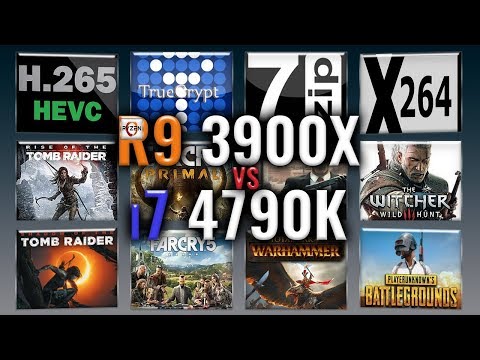 Ryzen 9 3900X vs i7 4790K Benchmarks | Test Review | Comparison | Gaming | 13 Tests