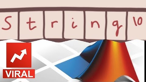 MATLAB tutorial  - all about STRING