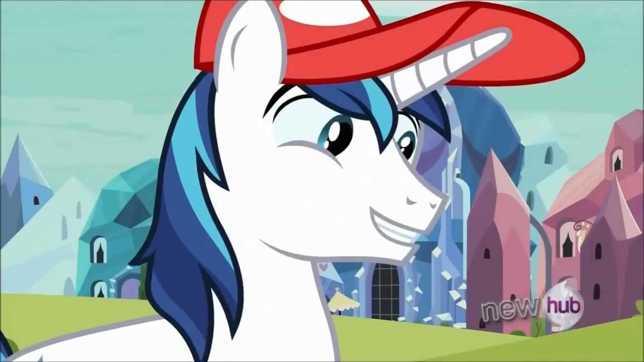 Ms. Peachbottom Flirts with Shining Armor - Games Ponies Play - YouTube