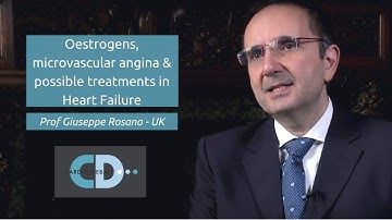 Oestrogens, microvascular angina & possible treatments in HF - Prof Giuseppe Rosano
