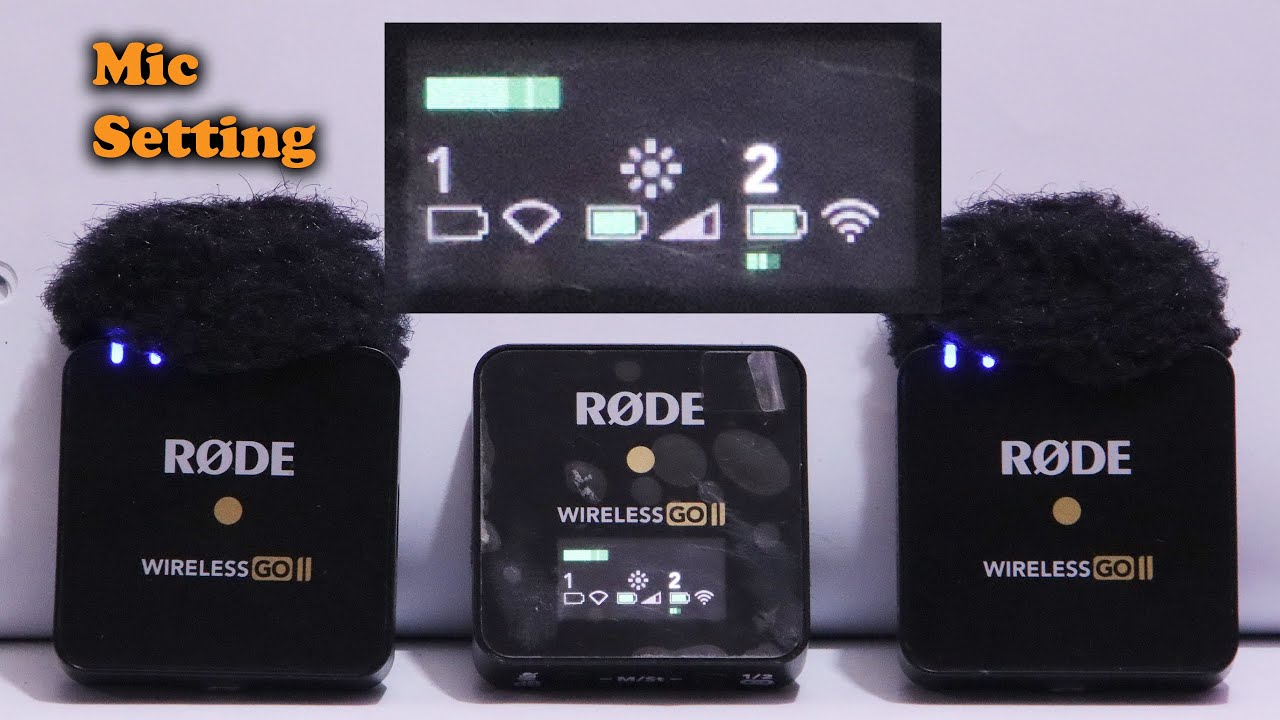 Rode Wireless Go ii Rode One Mic off how to on Rode Wireless Mic