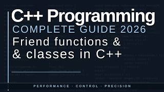 Friend functions and classes in C++