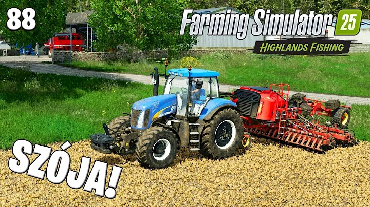 FARMING SIMULATOR 25 LIVE #88 - 🫘💰 A HALTÁP első összetevője:SZÓJABAB! | KINLAIG #4