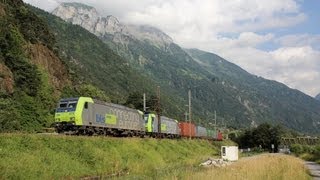 Sommertag am Gotthard - Bahnverkehr auf der Transitachse