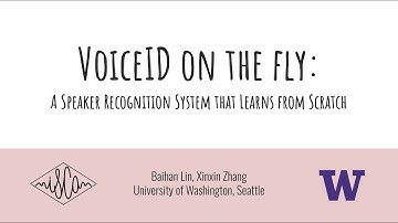 INTERSPEECH 2020 - "VoiceID on the fly: A Speaker Recognition System that Learns from Scratch"