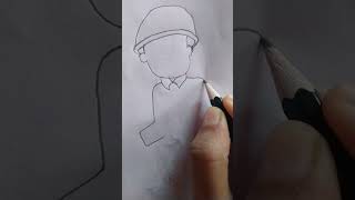 How to draw a soldier...