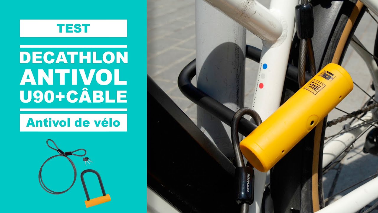 Antivol vélo U 920 ELOPS de DÉCATHLON (test, avis & review) 