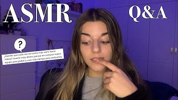 ASMR / Respondiendo a vuestras PREGUNTAS 🧐❔
