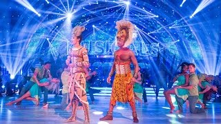 Lion King cast and pro dancers opening dance | Strictly | BBC One
