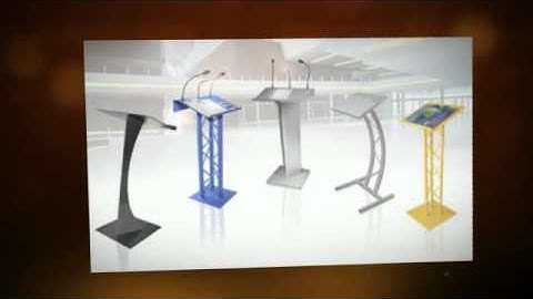 Business Presentations With a Punch With Lecterns