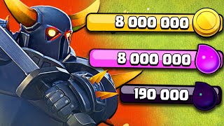 9ТХ ✅ МОЙ ЛУЧШИЙ МИКС ДЛЯ ФАРМА ПЕККАМИ ► CLASH OF CLANS