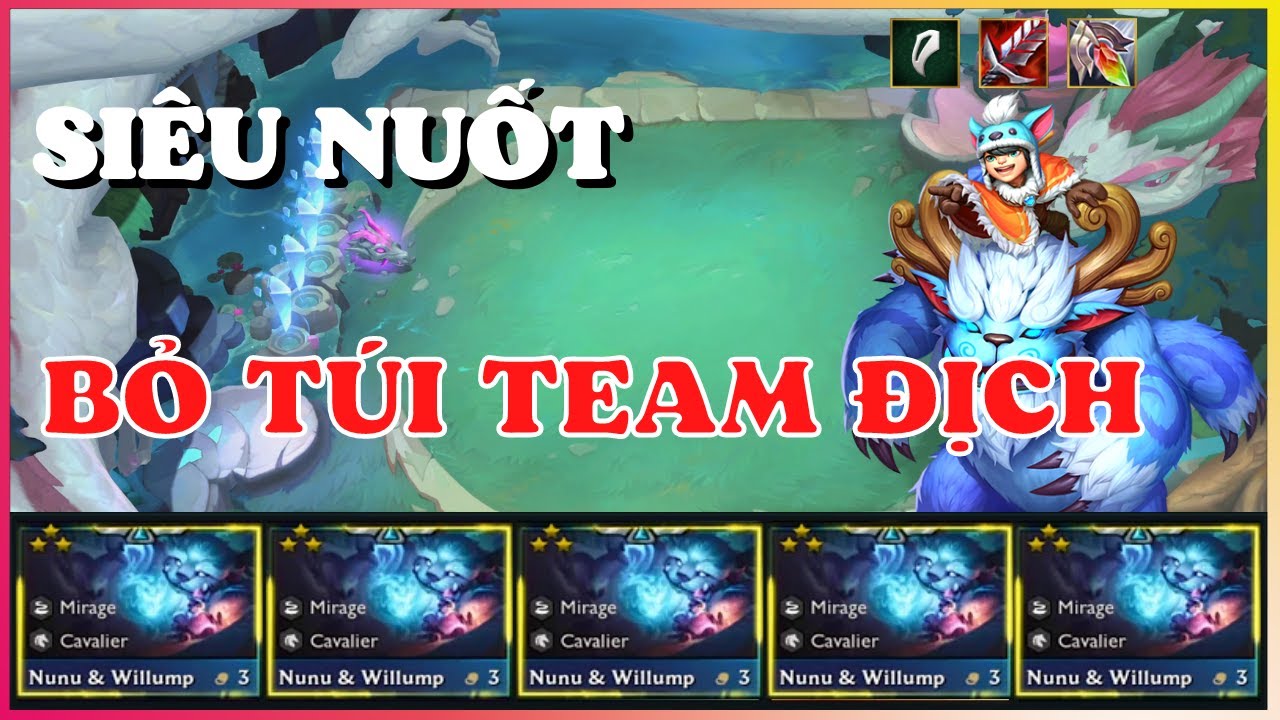 NUNU⭐⭐⭐GÂY HÀNG TẤN SÁT THƯƠNG CHUẨN MẠ VÀNG CHIẾN BINH RỒNG CARRY ĐTCL MÙA 7 | TFT SET 7