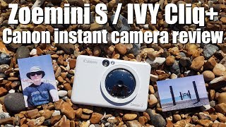 Canon Zoemini S IVY Cliq+ INSTANT CAMERA review vs INSTAX vs Kodak Smile -  YouTube