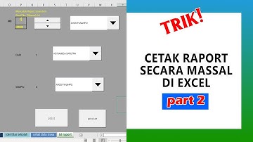part 2 (cara cepat) tutorial print raport secara massal lengkap step by step part 2