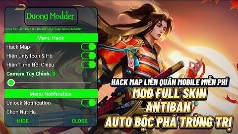 Hack Map Liên Quân Mobile Miễn Phí | Auto Bộc Phá - Trừng Trị | Mod Full Skin | Antiban Vip