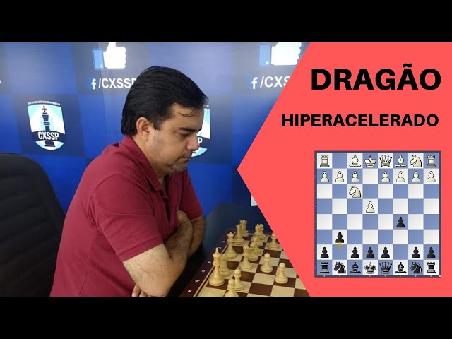 Jogue a Siciliana Dragão Hiperacelerado (2g6) - MN Gérson Peres