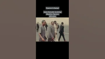 AfricanHistory Jomo Kenyatta Receiving Nyerere At JKIA KenyanHistory 
