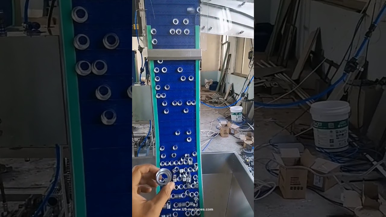 Aluminum cap sorting feeding machine cap lifting sorting feeding system