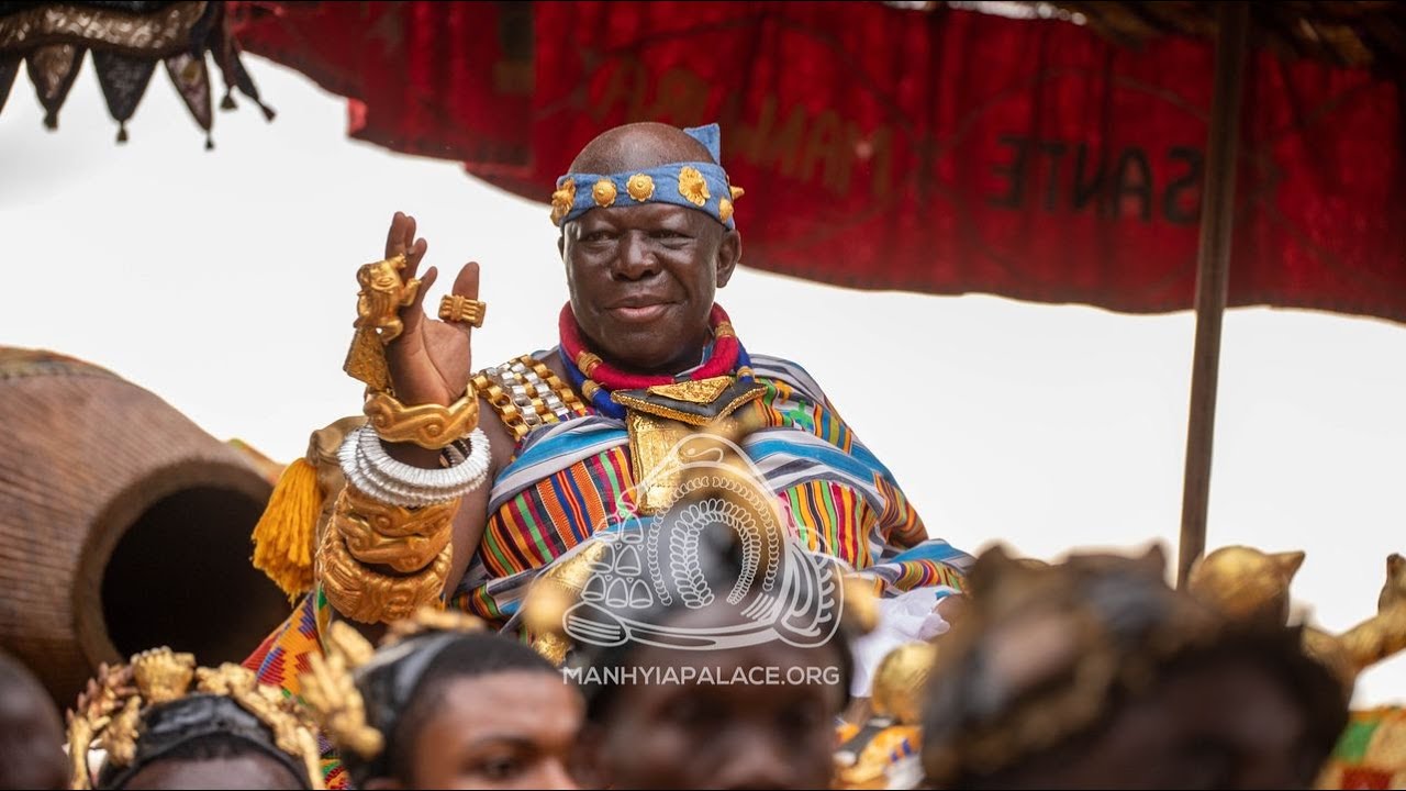 JUST IN: Check out How Asantehene Travels with the Palanquin