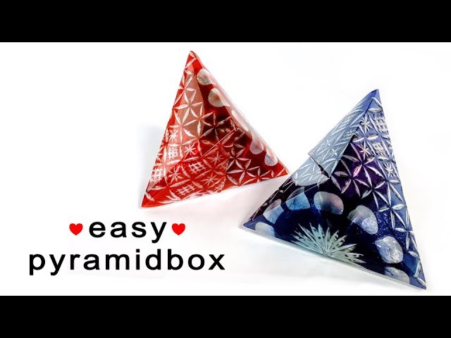 【超】かんたん使える三角ボックス Super Easy Pyramid Box