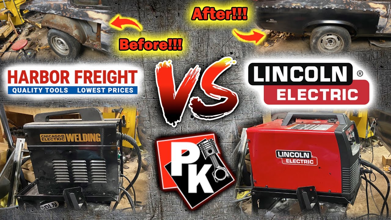 Harbor Freight Welder VS Lincoln Electric Welder/ Chopping up 1974