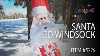 Santa 3D Windsock | Wholesale Garden Décor | In the Breeze