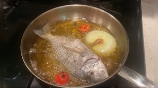 How to clean a porgy and fry it dry