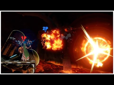 【短編】パルテナ柱　爆炎の呼吸　四の型　引き寄せ【スマブラSP】
