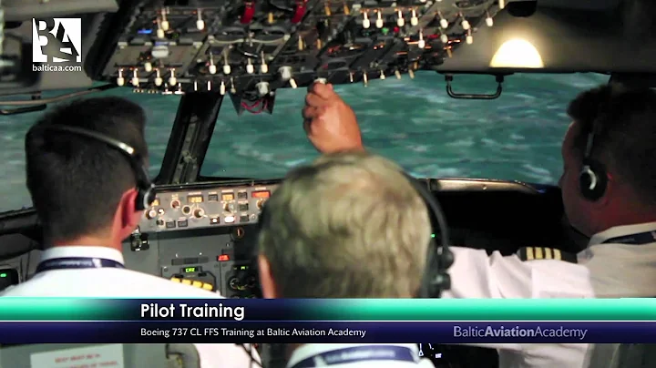 Baltic Aviation Academy: Pilots Training in Full Flight Simulator (FFS)
