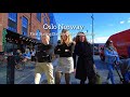 Oslo norway first amazing spring day in oslo city senter virtual walking tour 4k60ftp
