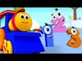 Bob, le train | compter le nombre avec le train de bob | enfants vidéo d'apprentissage