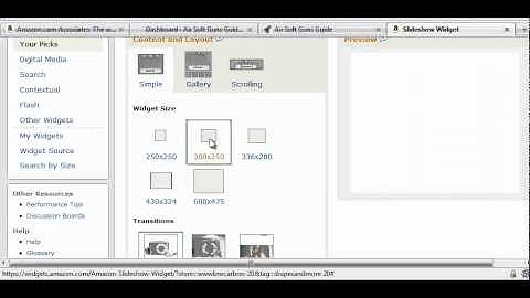 Add Amazon Wdiget To Sidebar