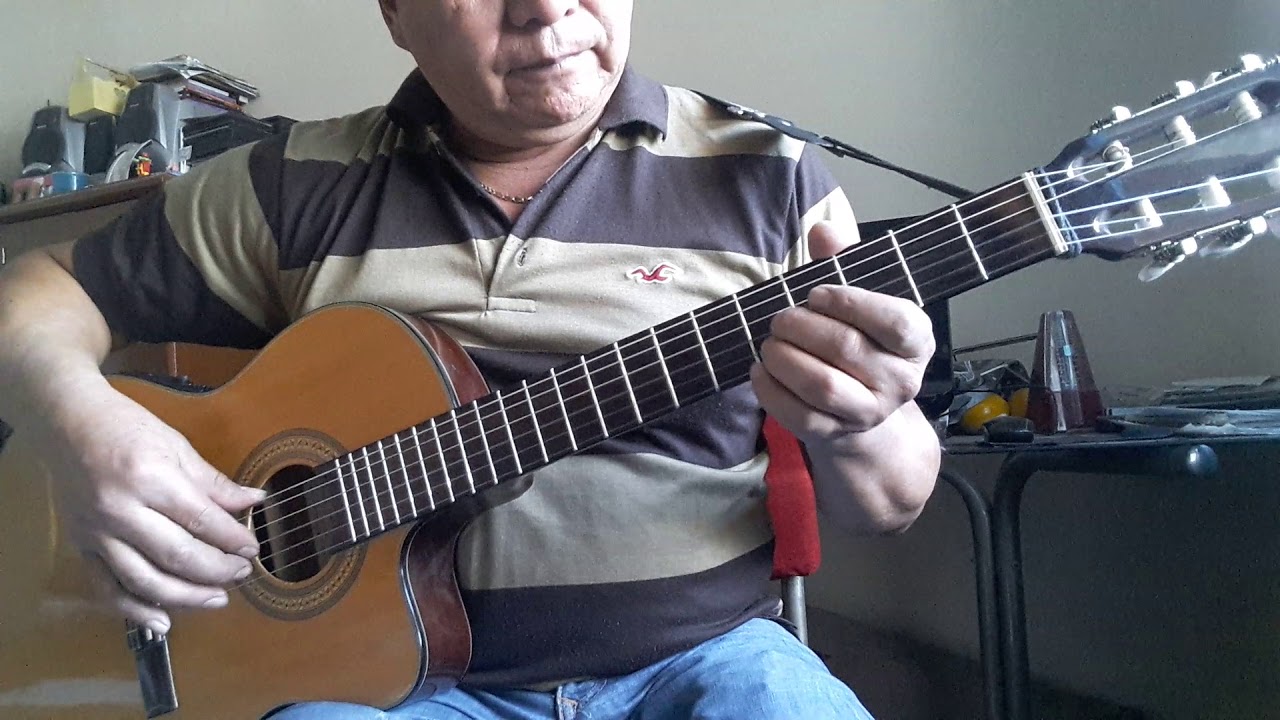 La del vestido rojo cover guitarra