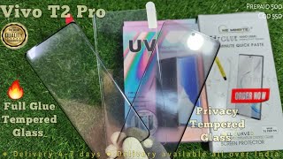 Vivo T2 Pro Privacy Tempered Glass | Vivo T2 Pro Original Tempered Glass