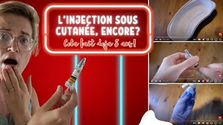 L&#39;INJECTION SOUS CUTANÉE, ON REMET ÇA 8 ANS APRÈS!!