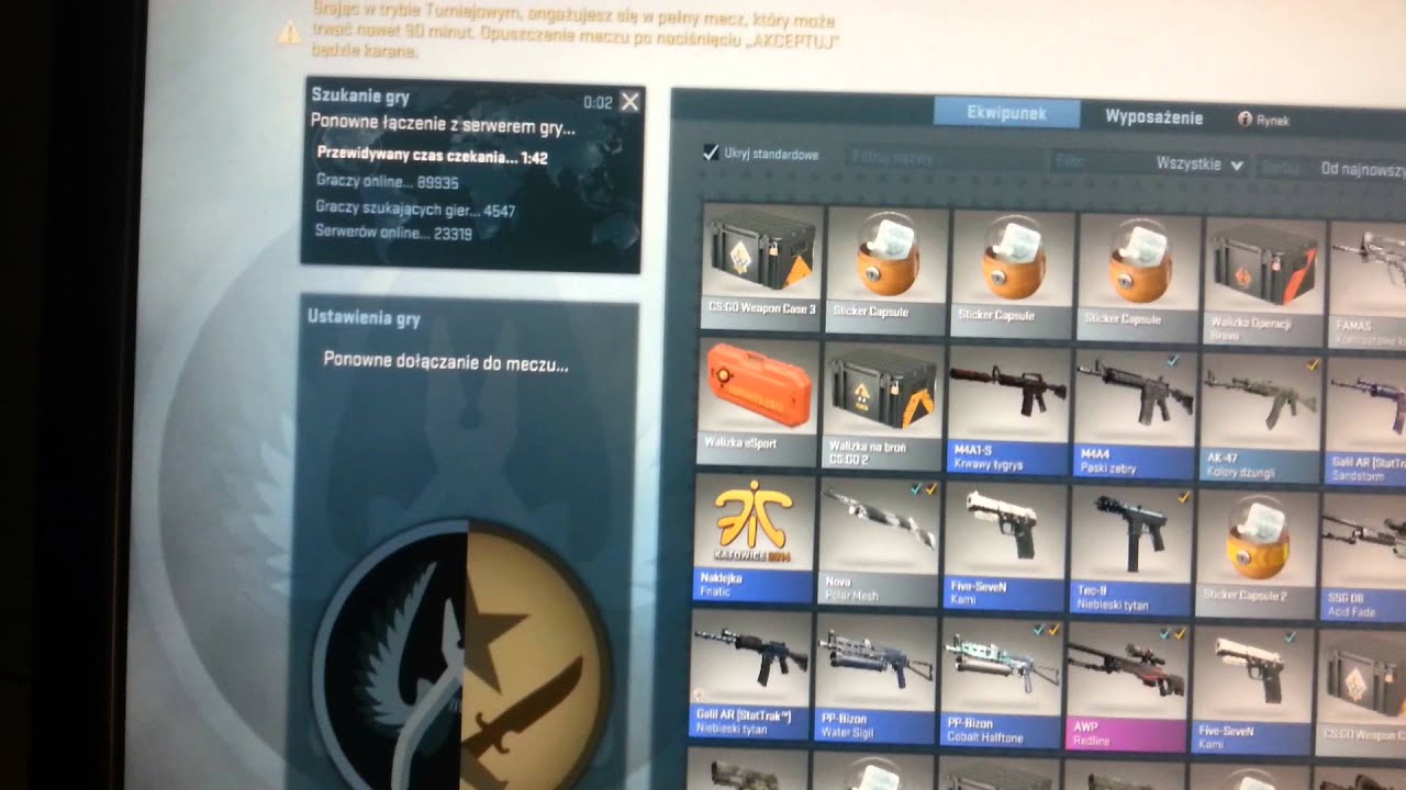 Problem z cs go nie jest połączony z serwerami matchmakingu