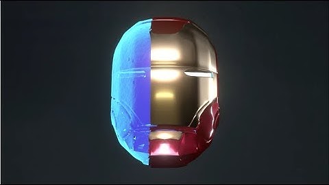 IRON MAN NANOTECH HELMET BLENDER 2.8