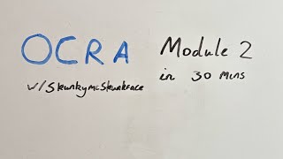 The entirety of OCR A A-Level Chemistry Module 2 in 30 minutes
