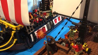 LEGO Pirates: Attack of the Black Sea Barracuda! (stop motion)