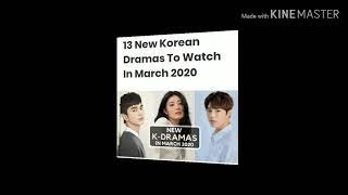 New Korean Dramas thus March 2020