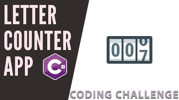 C# Coding Challenge - Compter le nombre d’occurrences d