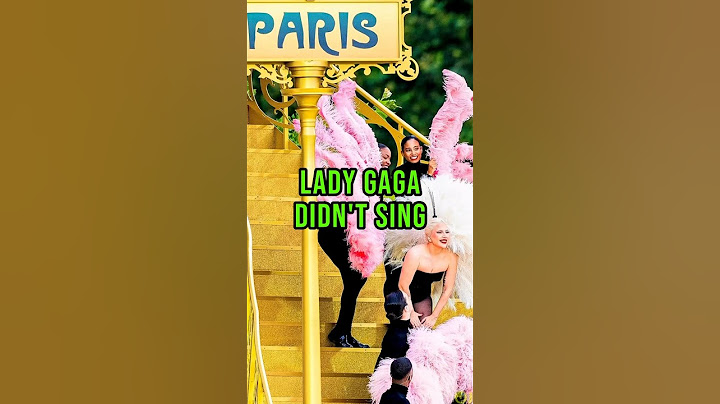 Lady Gaga wasn’t live during opening ceremony of Paris Olympics #ladygaga #paris2024 #jo2024