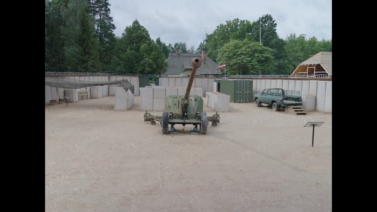 JOESCO hesco barriers are deployed in a Latvian military museum. 1 YouTube player