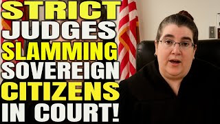 Strict Judges SLAMMING Sovereign Citizens IN COURT!!! Sov Cit FAIL!!!