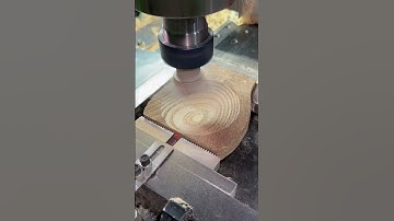 Wooden spoon automatic feeding processing test machine #cncprocessing