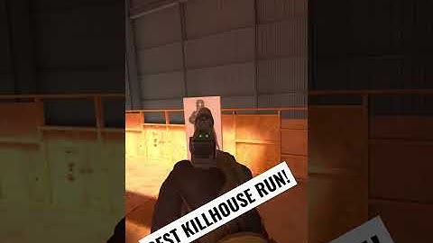 My Best KILLHOUSE RUN in Pavlov Shack on Oculus Quest 2 | Best App lab game #SHORTS