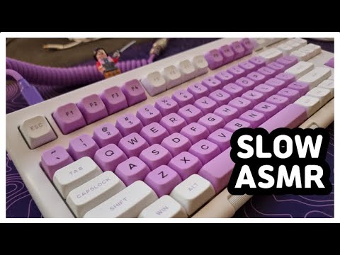 【SLOW ASMR】 Epomaker Brick87⌨️ | Epomaker Peace Lily | Keyboard Typing ASMR | No ADs No Talking😴