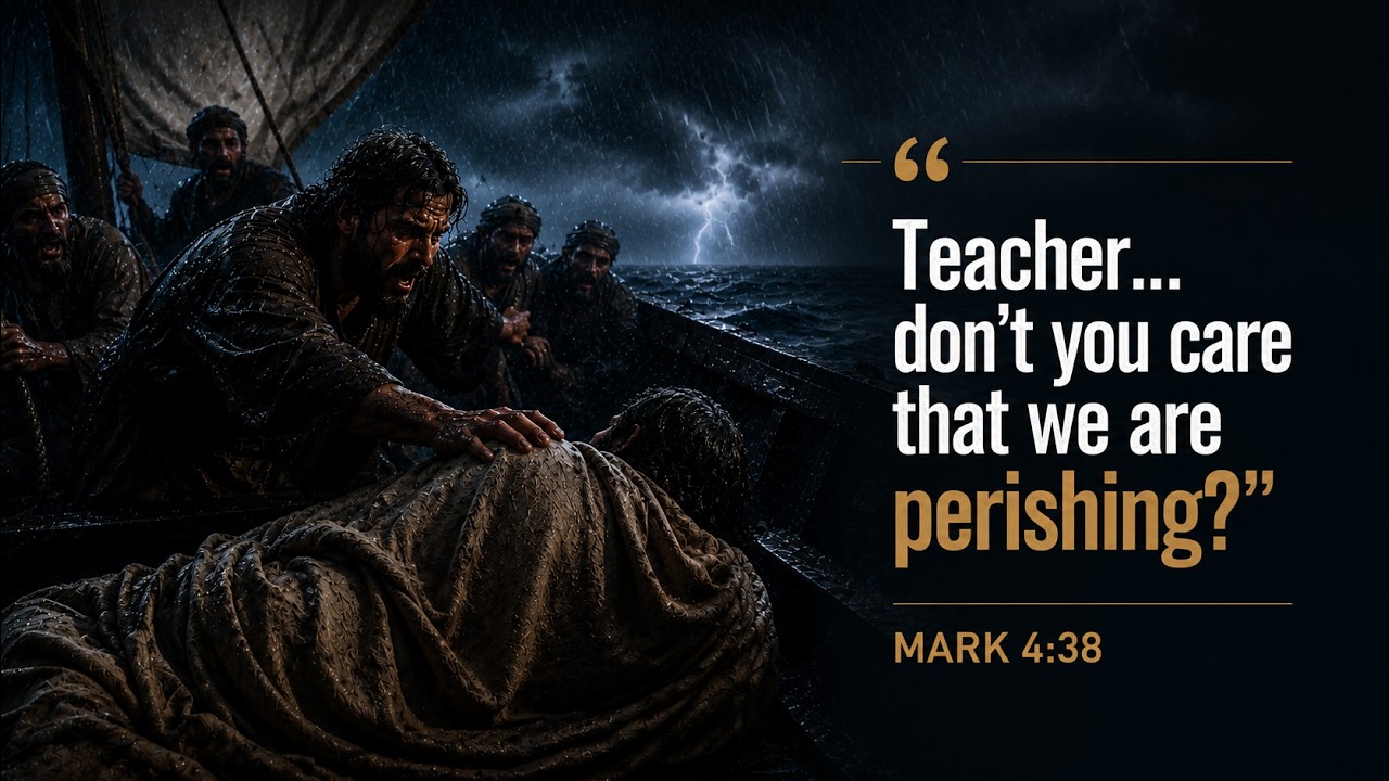 When it feels like God's Asleep in Your Storm | Super Short Thought | WelshRev