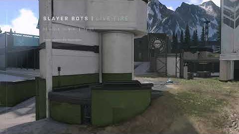 Halo infinite - Multiplayer map Live Fire cutscene - Technical Preview